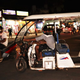 An e-rickshaw plying on the roads of Puri city in Odisha.